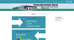 Desktop Screenshot of inventory.yodermachinery.com