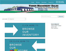 Tablet Screenshot of inventory.yodermachinery.com